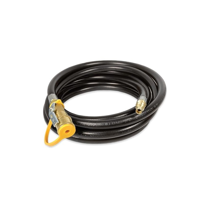 Suburban 12ft Quick Connect RV Propane Hose; 12’ x ­1/4”