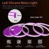 YM E-Bright Purple Led Neon Strip Light Without Power Supply,
