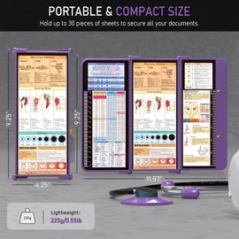 Nursing Clipboard Foldable (Purple)