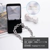 Yooping Men's Bracelet, Accessories, Stainless Steel, Mantel, Chain, Silver Stainless