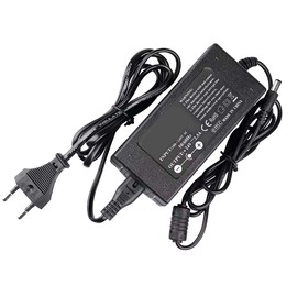 A2ZWORLD LEDLUX CV7247 Transformer Power Supply 60 W 24 V 2.5 A with Plug for House Socket 220 V to DC 24 V Colour Black (60 W 24 V 2.5 A)