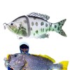 Bass Fishing Lures | Realistic Deep-Diving Multi-Section Swim Bait,Sinking Floating