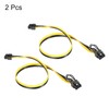 PATIKIL PCIe Cable 6 Pin Male to 8 Pin (6+2)