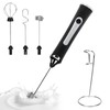 Sayene Milk Frother Handheld Rechargeable,Frother Wand Drink Mixer Electric Whisk