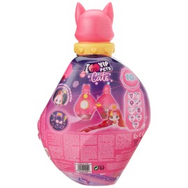 VIP PETS Kitty Collectable Doll with Cat Head, Long Hair for Styling and Decorating with Jewellery, Toy Gift for Girls and Boys + 3 Years