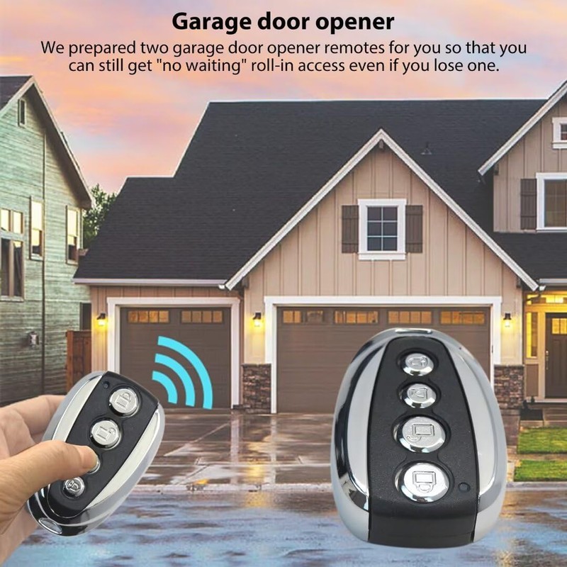 2025 Upgraded 2PCS Universal Remote Control Backup Key Sliding Gate