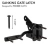 SANKINS Self Locking Heavy Duty Gate Latch Automatic Gravity Lever
