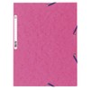 Exacompta 55520E Folder (Manila Cardboard, with elastic strap and 3