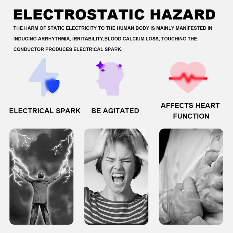 Ultrasonic Mosquito Repellent Watch LED Static Electricity Removal Auto Discharge