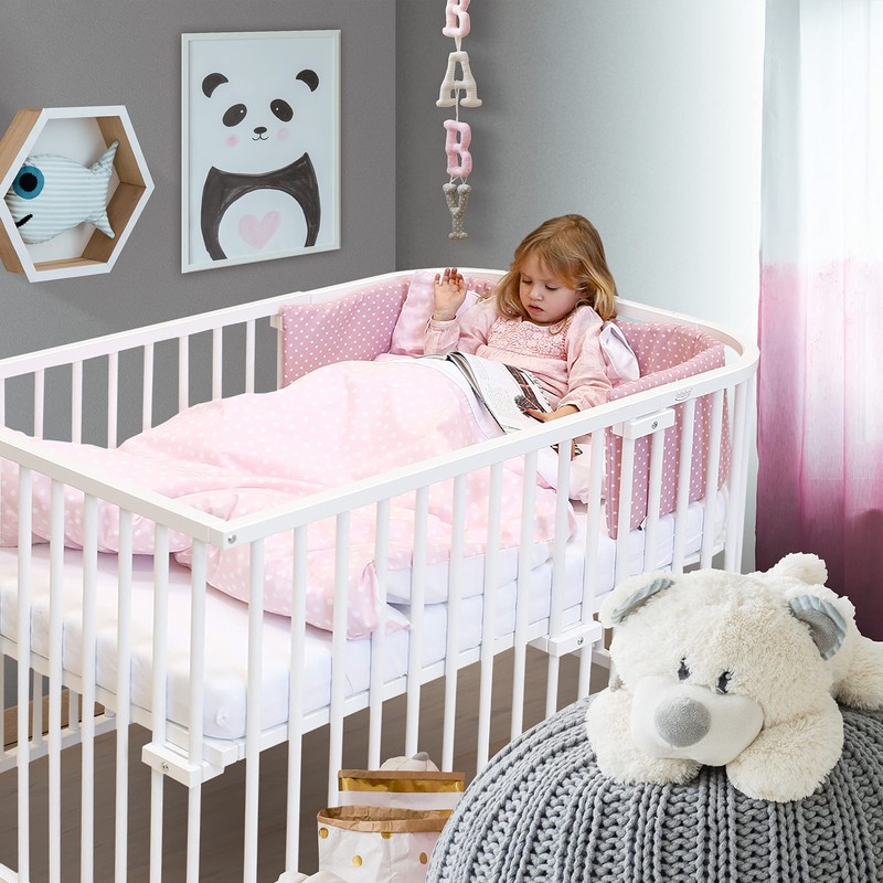 babybay Jersey Fitted Sheet Deluxe Organic Cotton Suitable for Mattress