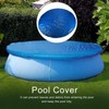 Waterproof Swimming Pool Cover Rainproof Round Pool Dust Cover for