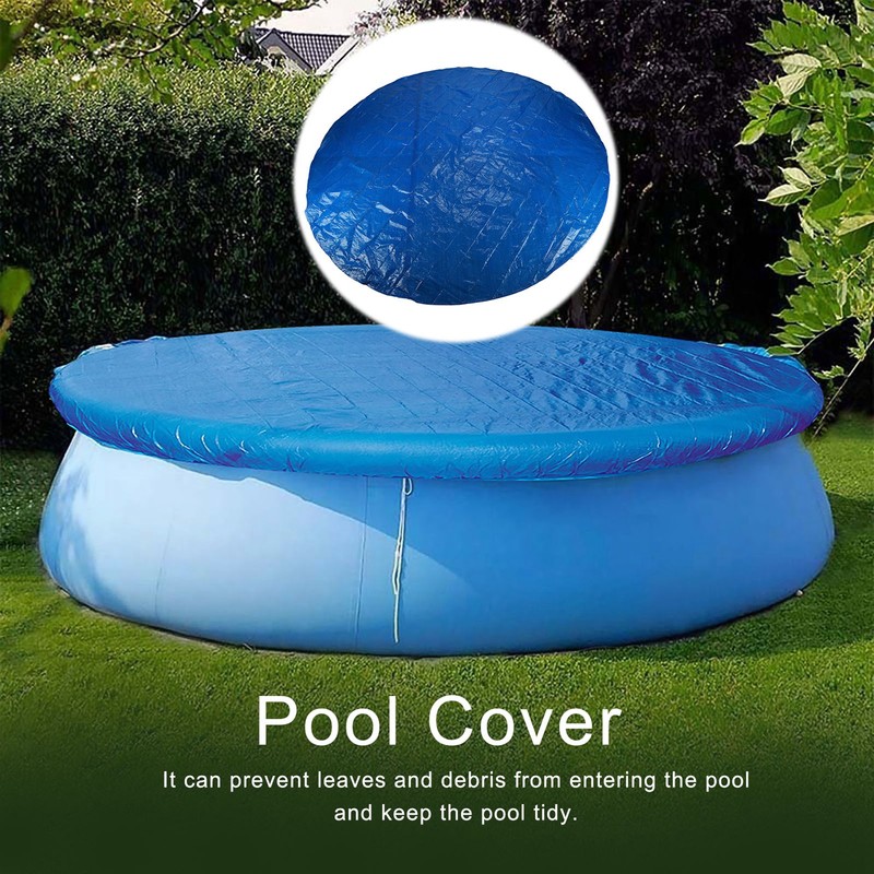 Waterproof Swimming Pool Cover Rainproof Round Pool Dust Cover for