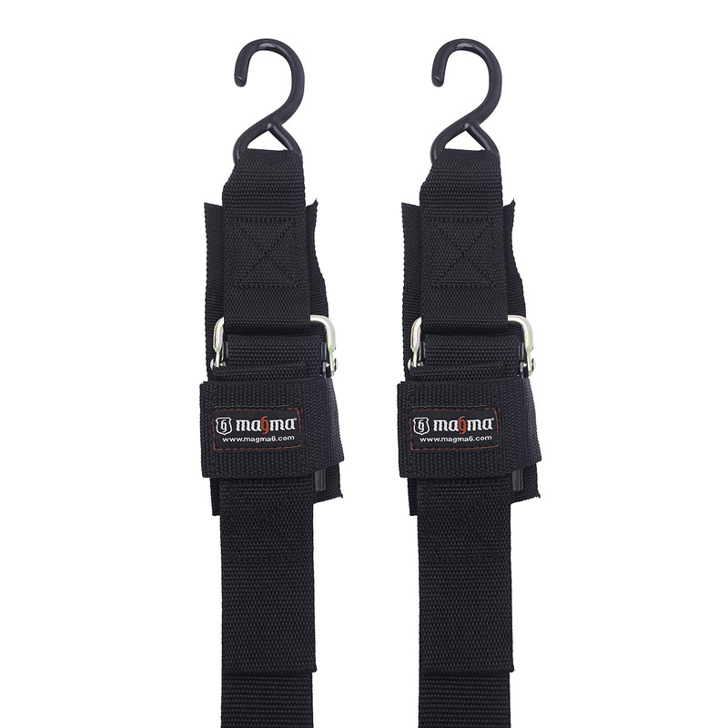 MAGMA 2 Tie Down Straps with Buckle and Hook 1.2