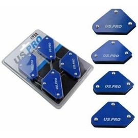 US PRO 4 Pack Multi Angled 9lb Magnetic Welding Holder B6792