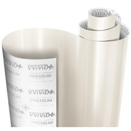 VViViD+ Ultra Gloss Pearl White Vinyl Car Wrap (1ft x 5ft)