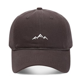 MAZELIKEHOOD Baseball Cap Adjustable Unisex Breathable Sport Mountain Sun Hat for Women Men Dark Grey