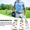 3PCS Golf Club Head Cover PU Waterproof Bird Pattern Golf