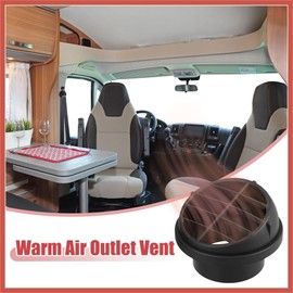 ACROPIX 2pcs Warm Air Vent Outlet 65mm Plastic Ducting Heater Air Vent Outlet for Car Auto Bus RV ATV Car Parts