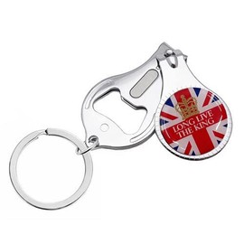 Long Live The King Nail Clipper Keyring