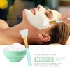 Plazuria Face Mask Mixing Bowl Set, 5 in 1 DIY