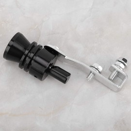 1 * Silbato De Simulador De Sonido Turbo, Duokon Negro Aleaci髇 De Aluminio Turbo Sonido Silbato Silenciador Tubo De Escape Simulador Silbato Apto Para Accord