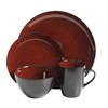 Gibson Elite Soho Lounge Round Reactive Glaze Stoneware Dinnerware Set,
