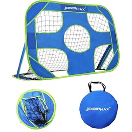 Soccer Goals for Backyard, 2-in-1 Pop-up Soccer Net, 47"x30" Portable Soccer Training Equipment, Toddler Kids Soccer Goal Set