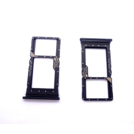 2X Sim Card Holder Micro SD Slot Tray Module Replacement Compatible with Moto G Stylus 5G 2023 XT2315 (Black)