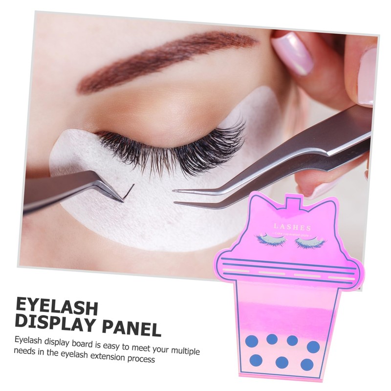 BIUDECO Acrylic Magnetic Eyelash Display Board Compact Lash Extension Tray
