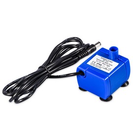 YOUTHINK Silent New Generation Submersible Electric Water Pump 5.9ft Long Cable Low Power Consumption Motor Compatible Pet Fountains,Blue