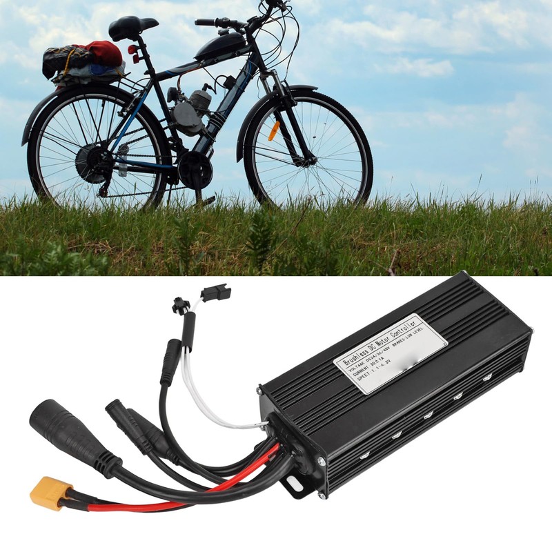 Emoshayoga Bicycle Speed ​​Controller, 30A Waterproof Connector 3 Mode Bike