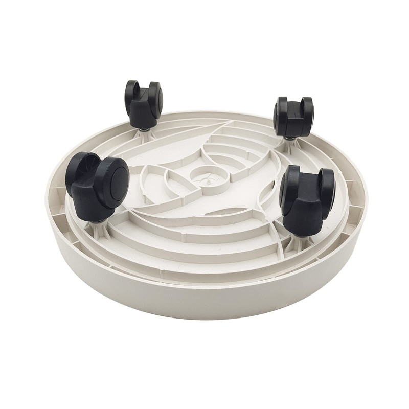 itechpanda Outdoor Roll Around Plant Caddy with Wheeled Planter Pallet,