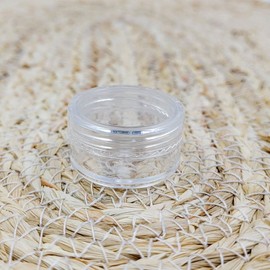 5g transparent plastic lid empty bottle ( / 5g 투명 플라스틱 뚜껑 공병(