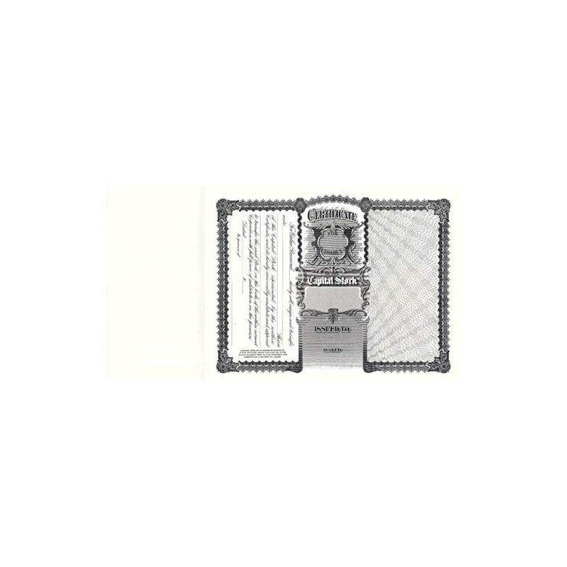 Goes 5 Corporation Stock Certificate | Pack of 100