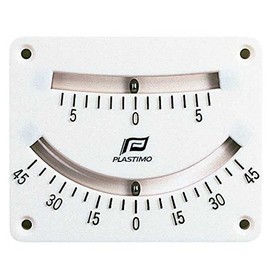 Nautos 51494 - Clinometer Twin Scale – 6° and 45° Double Reading - 1° Graduation, up to 6° or 5° Graduation, up to 45°| Plastimo