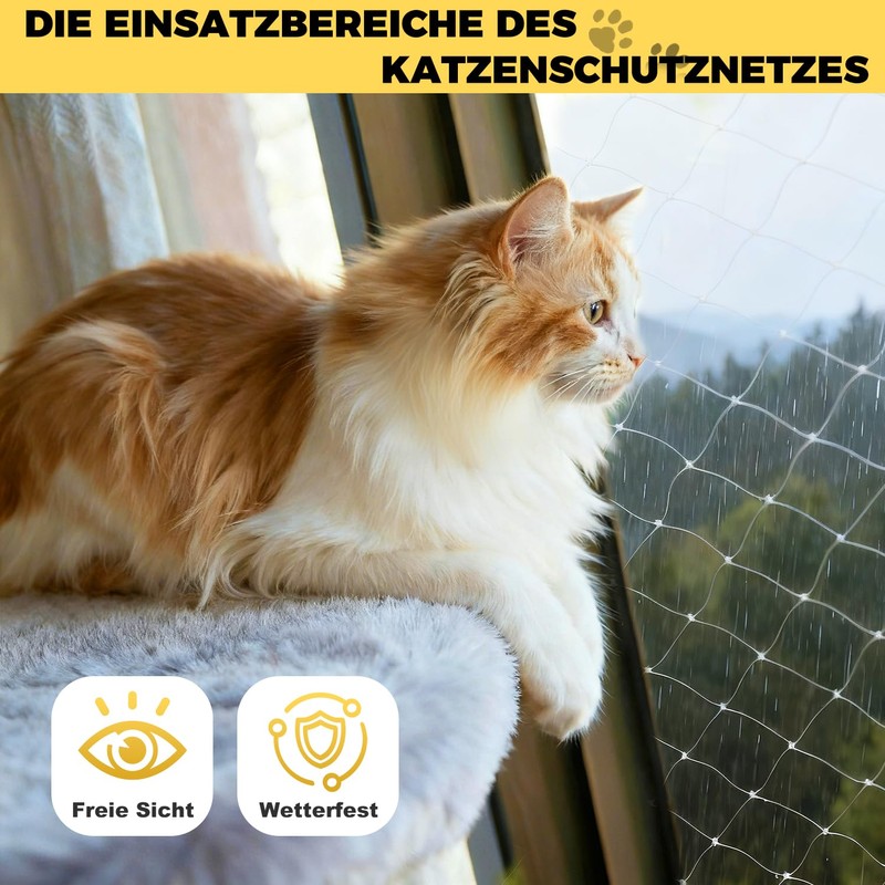 Schleuder Cat Net for Balcony, Bird Nets Bird Protection Net