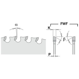 CMT 226.060.12 Industrial Dry Cut Steel Saw Blade, 12-Inch x 60 Teeth 8° FWF Grind with 1-Inch Bore