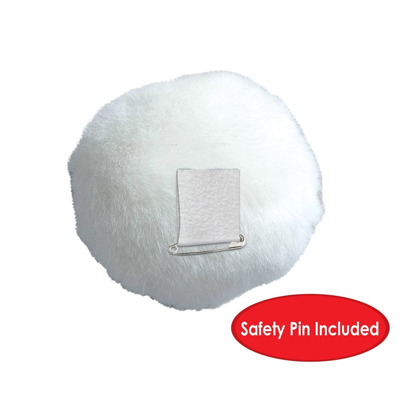 Beistle Plush Bunny Tail - White