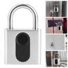 Smart Padlock Fingerprint Bluetooth APP Lock IP65 Waterproof AntiTheft for