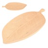 Leaf Shape Wood Plate Storage Trays Tea Tray Dessert Dinner