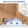 ZIUZI 5 Pack Magnetic Cabinet Door Catch with Magnets, Cabinet