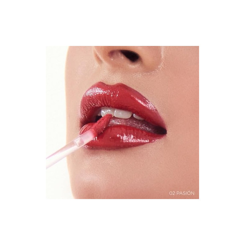 Labial Liquido Gloss Indeleble Larga Duración Adara (02 PASIÓN, 10)