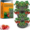 SunVara Strawberry Planter Vertical Gardening Stackable Planter Strawberry Tower 5