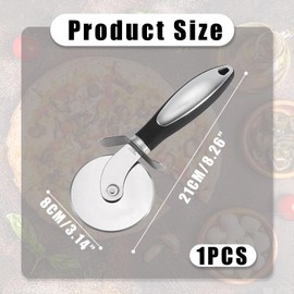 Pizzaschneider,Pizzaroller,Pizza Cutter,Pizza Schneider,Pizza Roller,Premium Pizzaschneider,Pizzaroller aus Edelstahl,Superscharfer Pizzaschneider,Leicht zu schneiden und zu reinigen