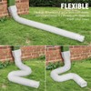 2 Pack Flexible Rain Gutter Downspout Extensions,Drain Downspout Extender,Gutter Extension
