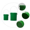 Kisangel 2pcs Bucket Portable Fishing Bait Container with Breathable Vents