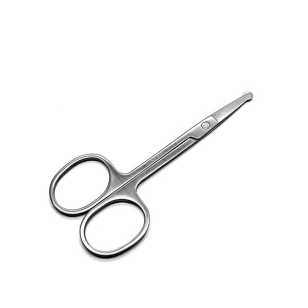 Stainless Steel Nose Hair Trimmer Scissors with Rounded Tips Safe
