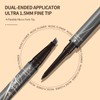 Music Flower eyebrow pencil,Dual-Ended Microfilling Eyebrow Pen, Liquid Eyebrow Pen