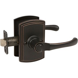 Delaney Hardware 502T-AR-US10BE-Privacy Artino Lever Privacy, Edge Oil Rubbed Bronze