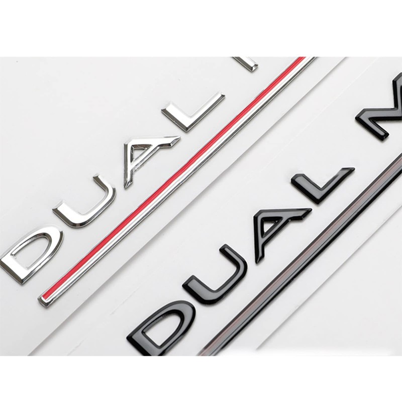 ARKOSKNIGHT DUALMOTOR Letter 3D Badge Sticker Compatible with Model 3